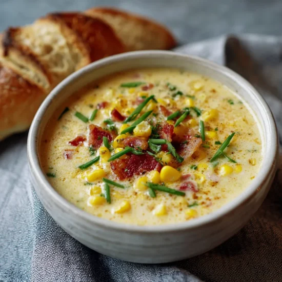 cheese and corn chowder