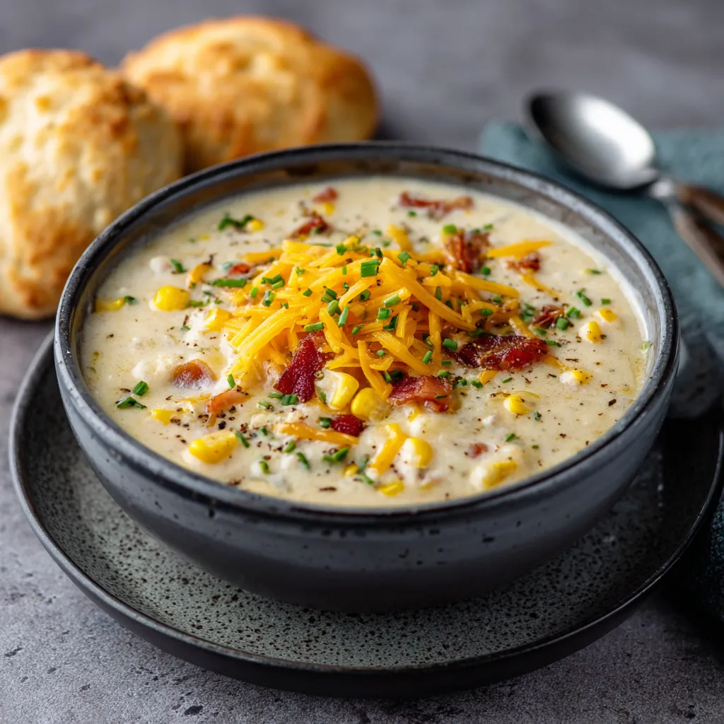 cheese and corn chowder