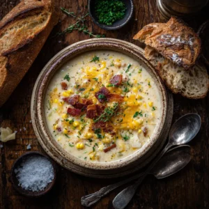 cheese and corn chowder