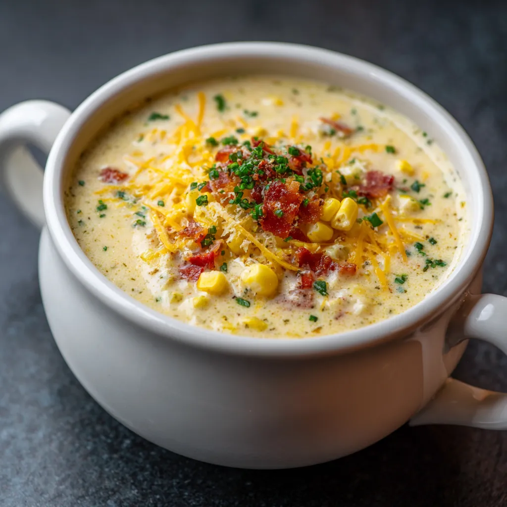 cheese and corn chowder