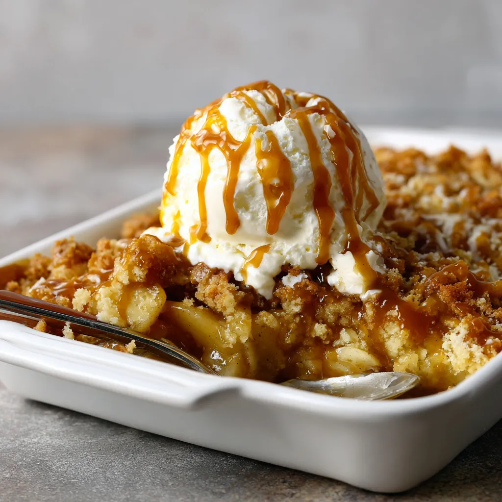 caramel apple pie dump cake recipe