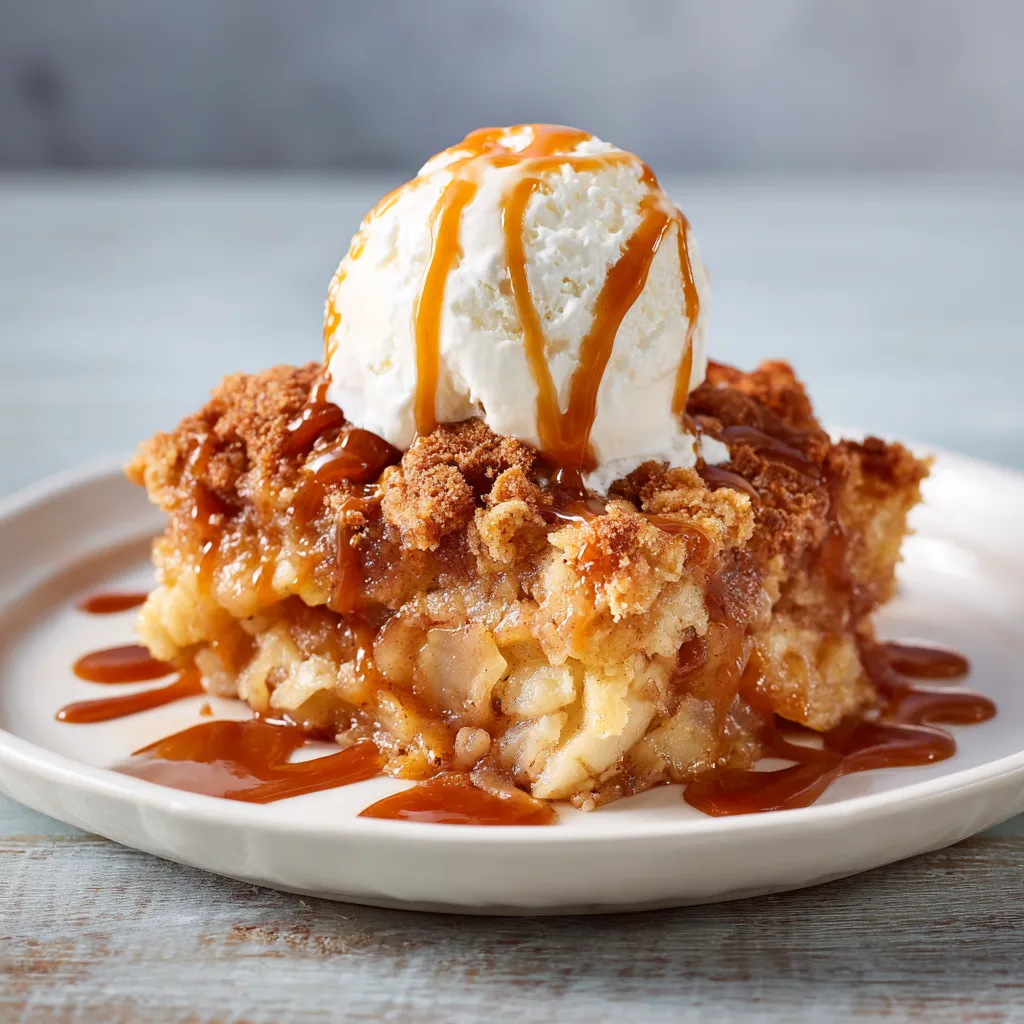 caramel apple pie dump cake recipe