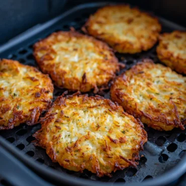 frozen hash browns patties in the air fryer