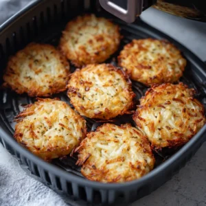 frozen hash browns patties in the air fryer