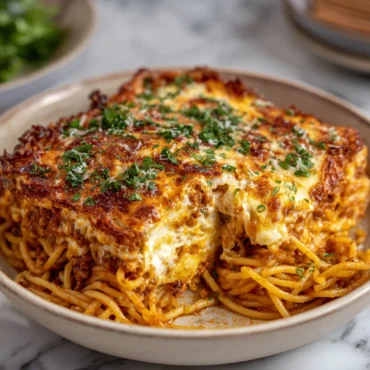 tucci benucch baked spaghetti recipe