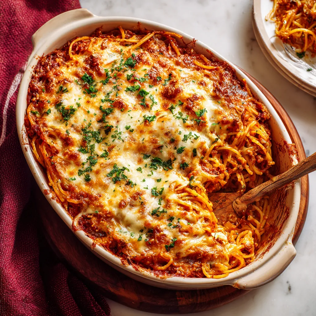 tucci benucch baked spaghetti recipe