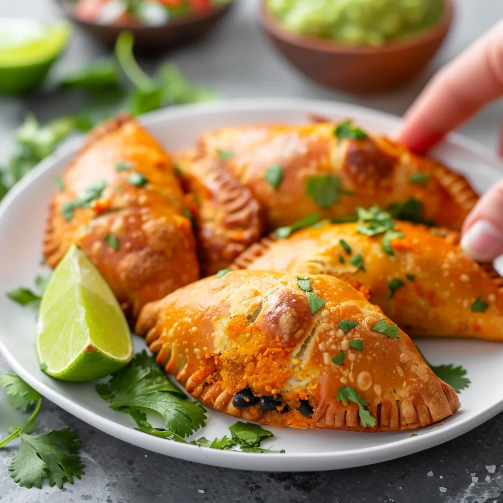 black bean sweet potato empanadas​