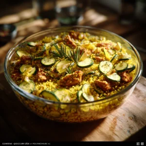 french couscous recipe with zucchini and lamb