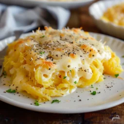 Spaghetti Squash Mac & Cheese