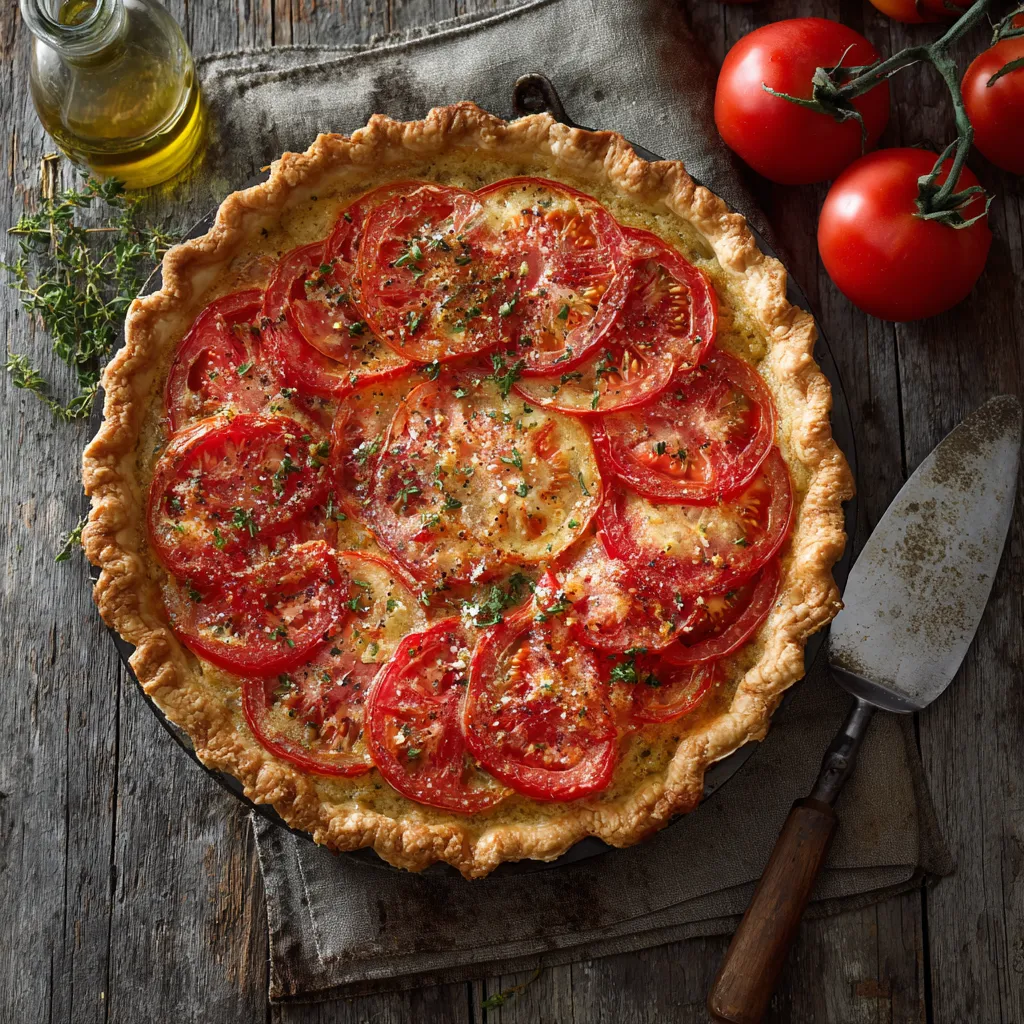 Utica Tomato Pie Recipe