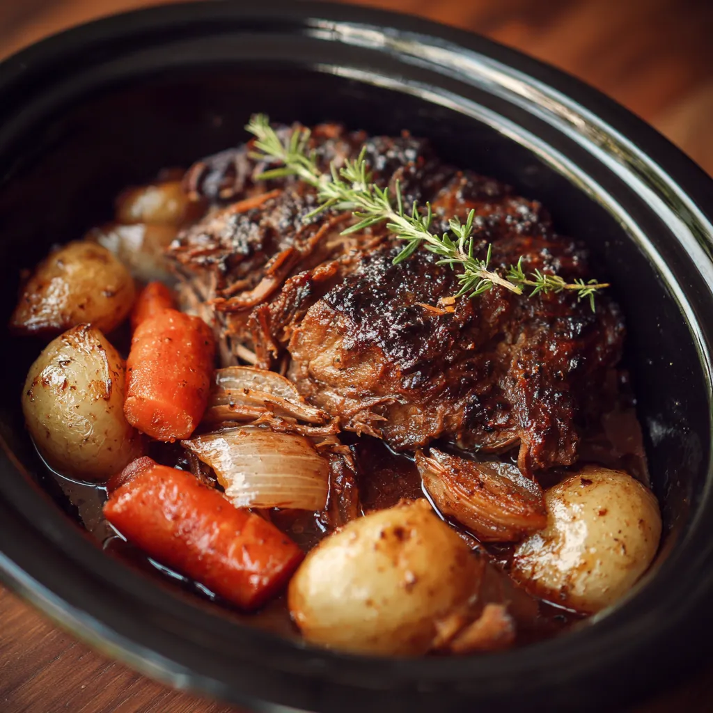 bolar blade roast slow cooker recipe