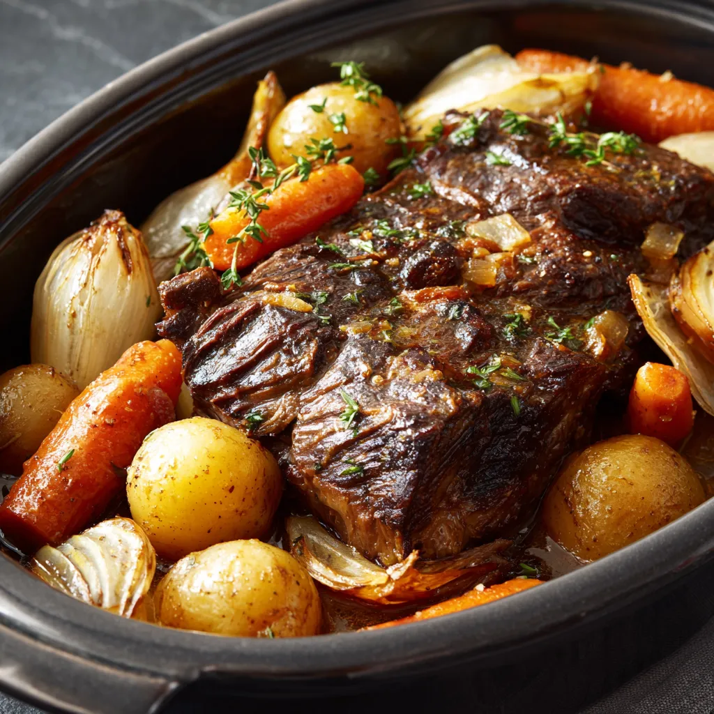 bolar blade roast slow cooker recipe