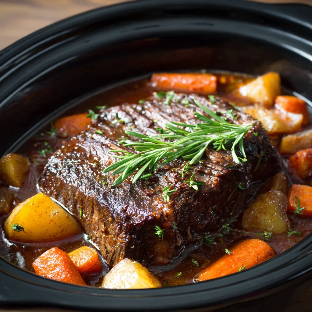 bolar blade roast slow cooker recipe