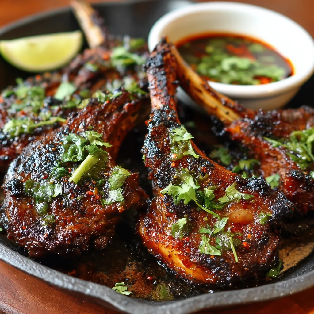 mutton chops grill recipe