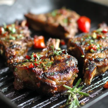 mutton chops grill recipe