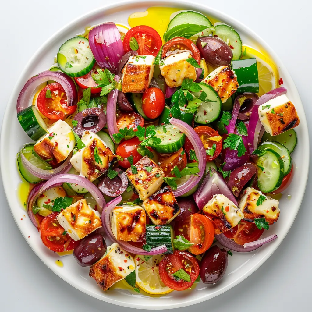 cypriot salad george calombaris
