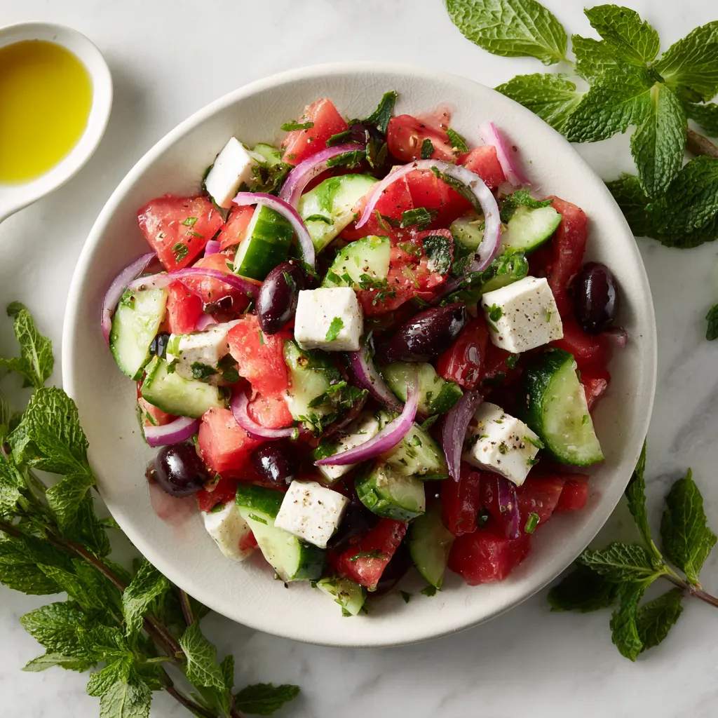  george calombaris cypriot salad