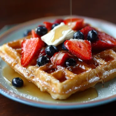 fresh milled flour waffle recipe