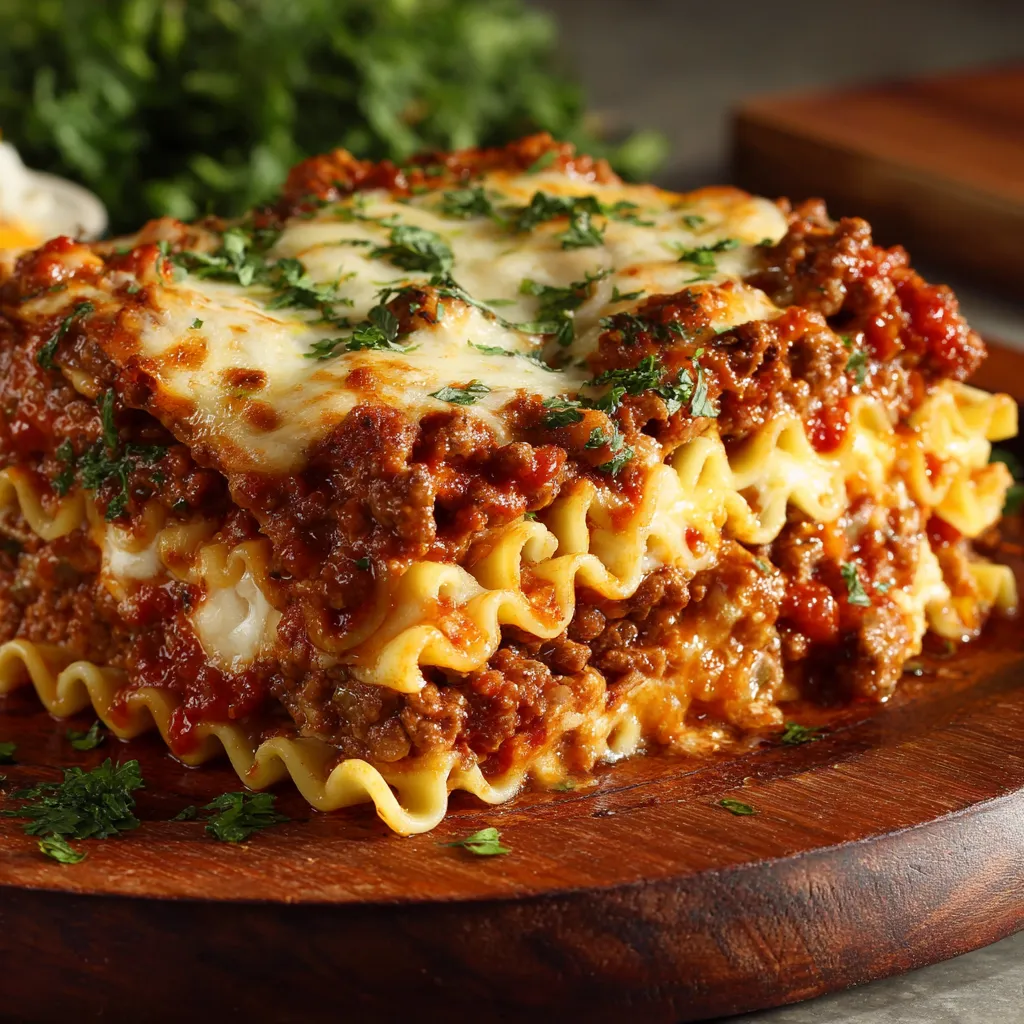 meat lasagna recipe no cook noodles