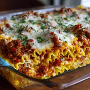 meat lasagna recipe no cook noodles
