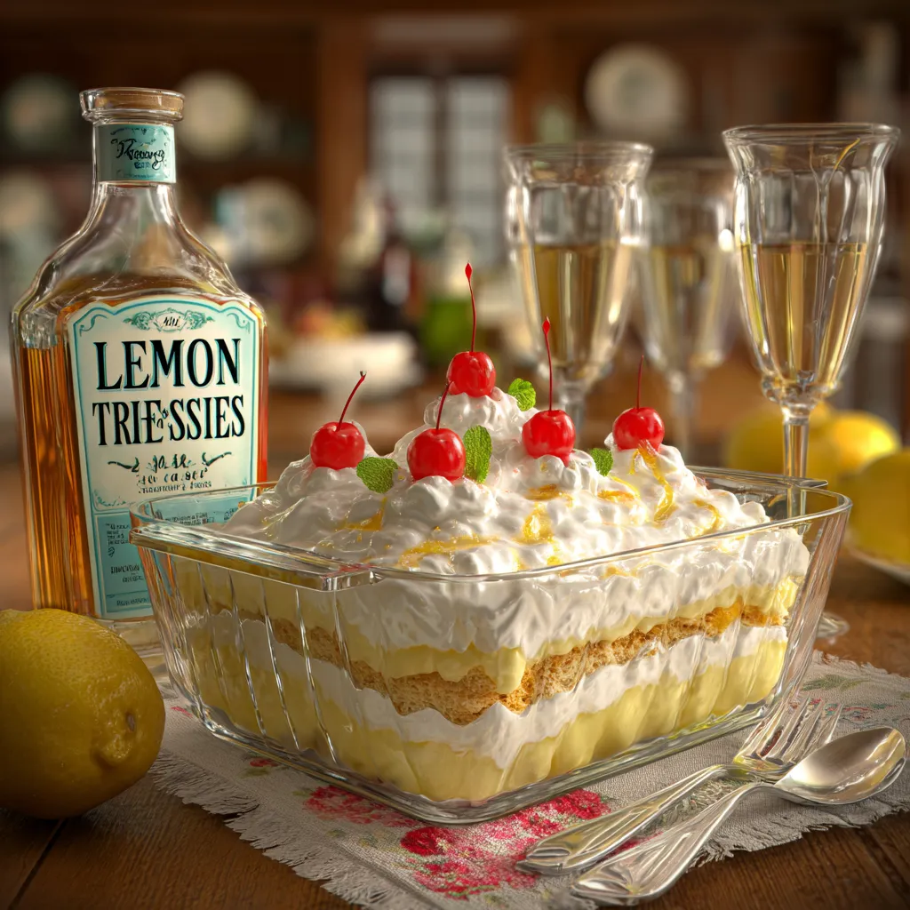 top Lemon Tres Leches Cake