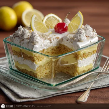top Lemon Tres Leches Cake