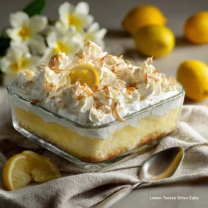 top Lemon Tres Leches Cake