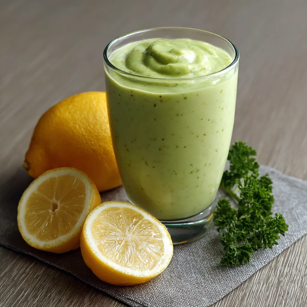 Healthy Avocado Lemon Smoothie Recipe