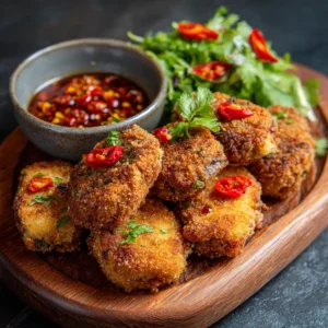 Spicy Garlic Beef Croquettes