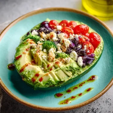 Zesty Mediterranean Avocado
