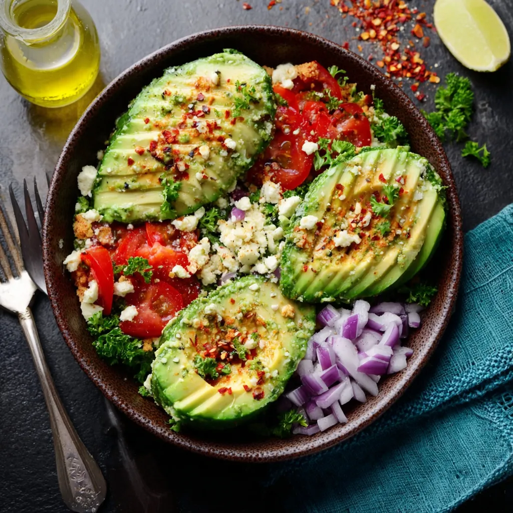 Zesty Mediterranean Avocado