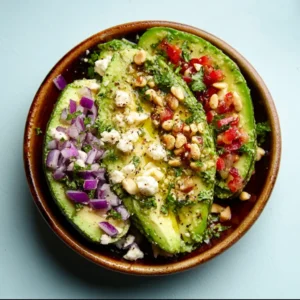 Zesty Mediterranean Avocado