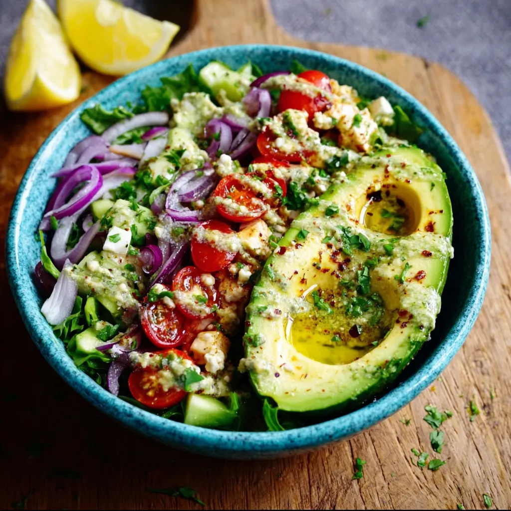 Zesty Mediterranean Avocado