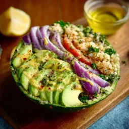 Zesty Mediterranean Avocado