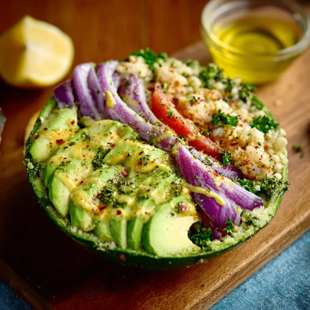 Zesty Mediterranean Avocado