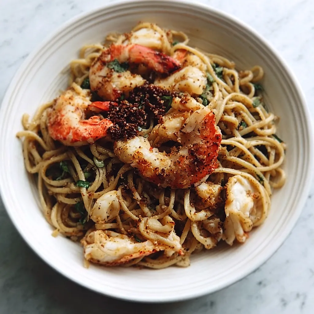 crustacean garlic noodle recipe