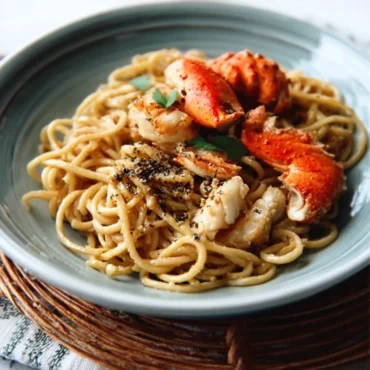crustacean garlic noodle recipe