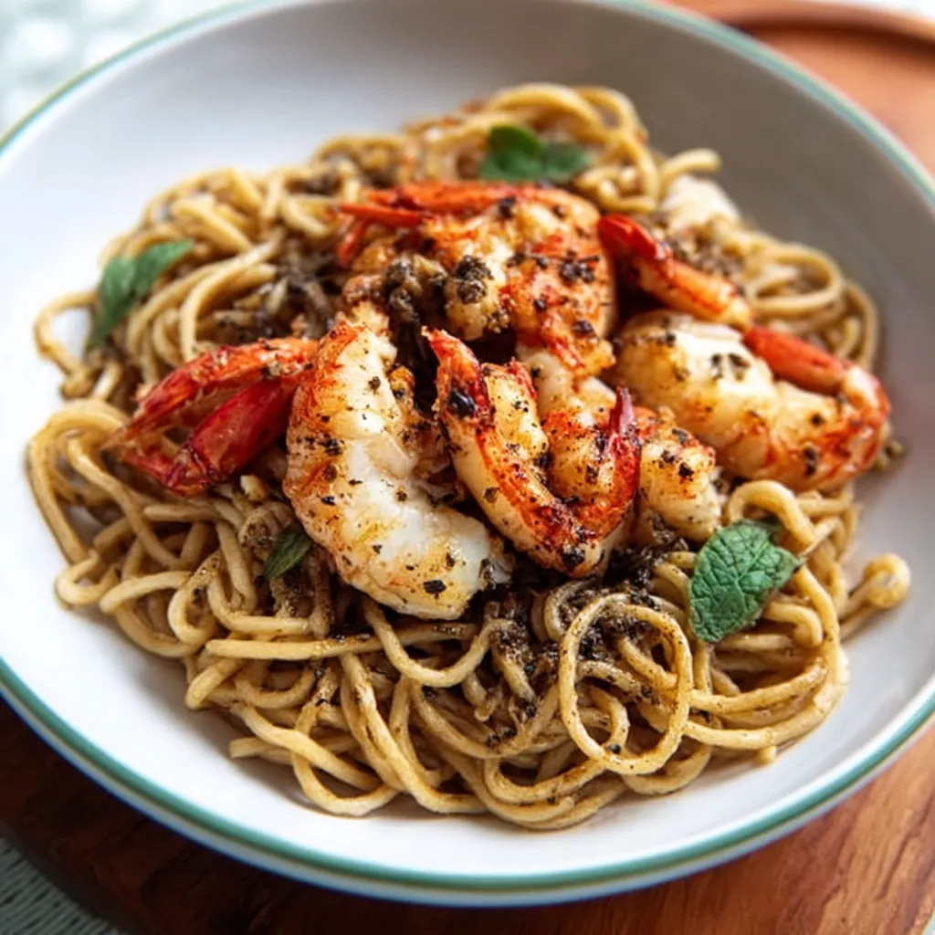 crustacean garlic noodle recipe