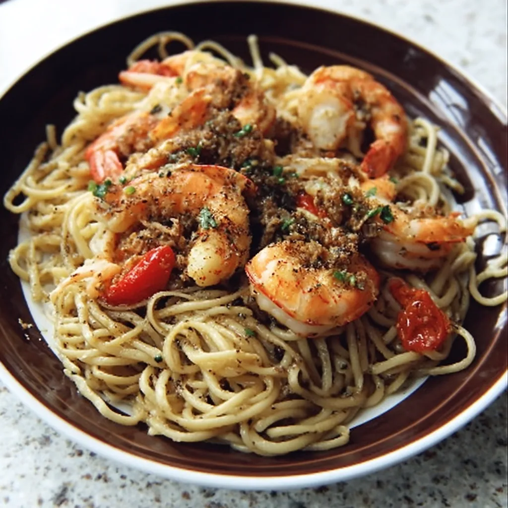 crustacean garlic noodle recipe