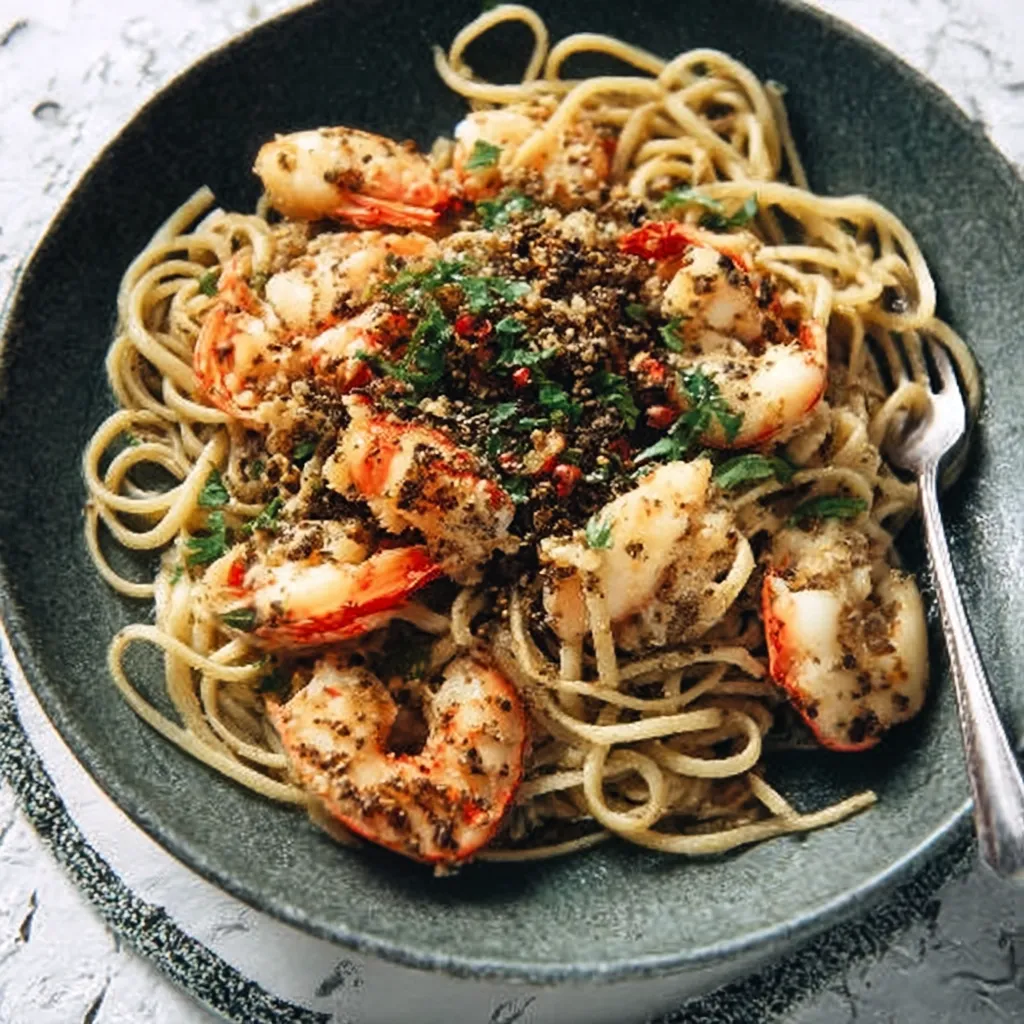 crustacean garlic noodle recipe