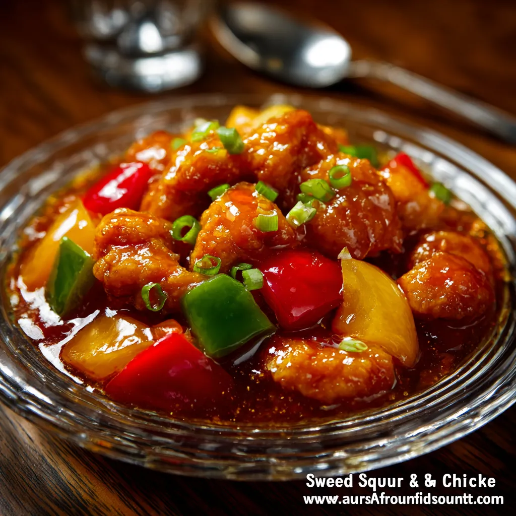 sweet and sour chicken recipe healthy