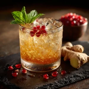 ginger shrub cocktail recipe​