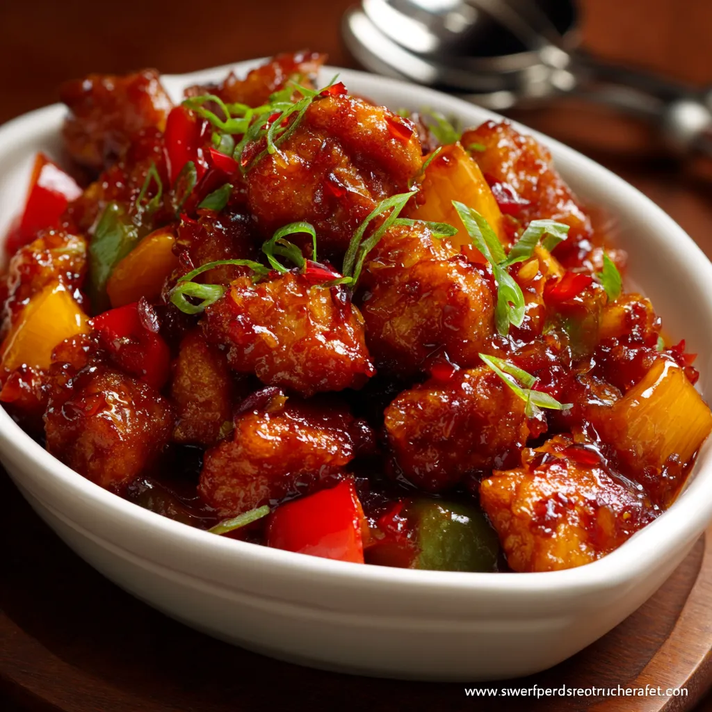 sweet and sour chicken recipe healthy
