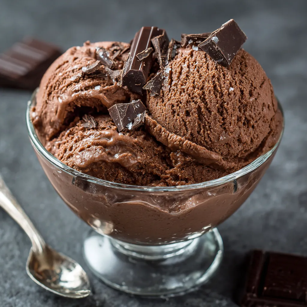 Keto Cottage Cheese Chocolate Ice Cream