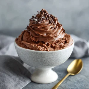 Keto Cottage Cheese Chocolate Ice Cream