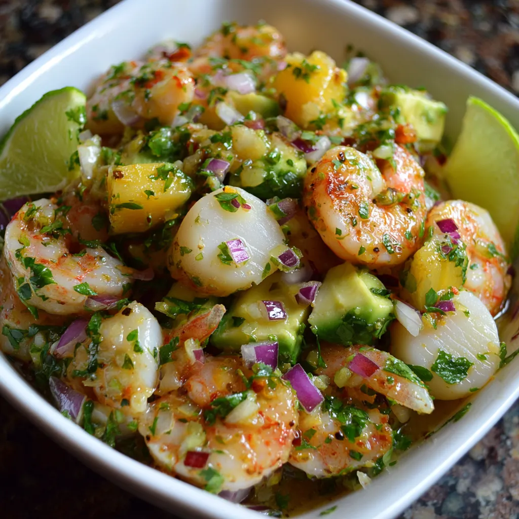Shrimp Scallop Ceviche Recipe