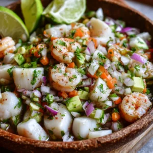 Shrimp Scallop Ceviche Recipe