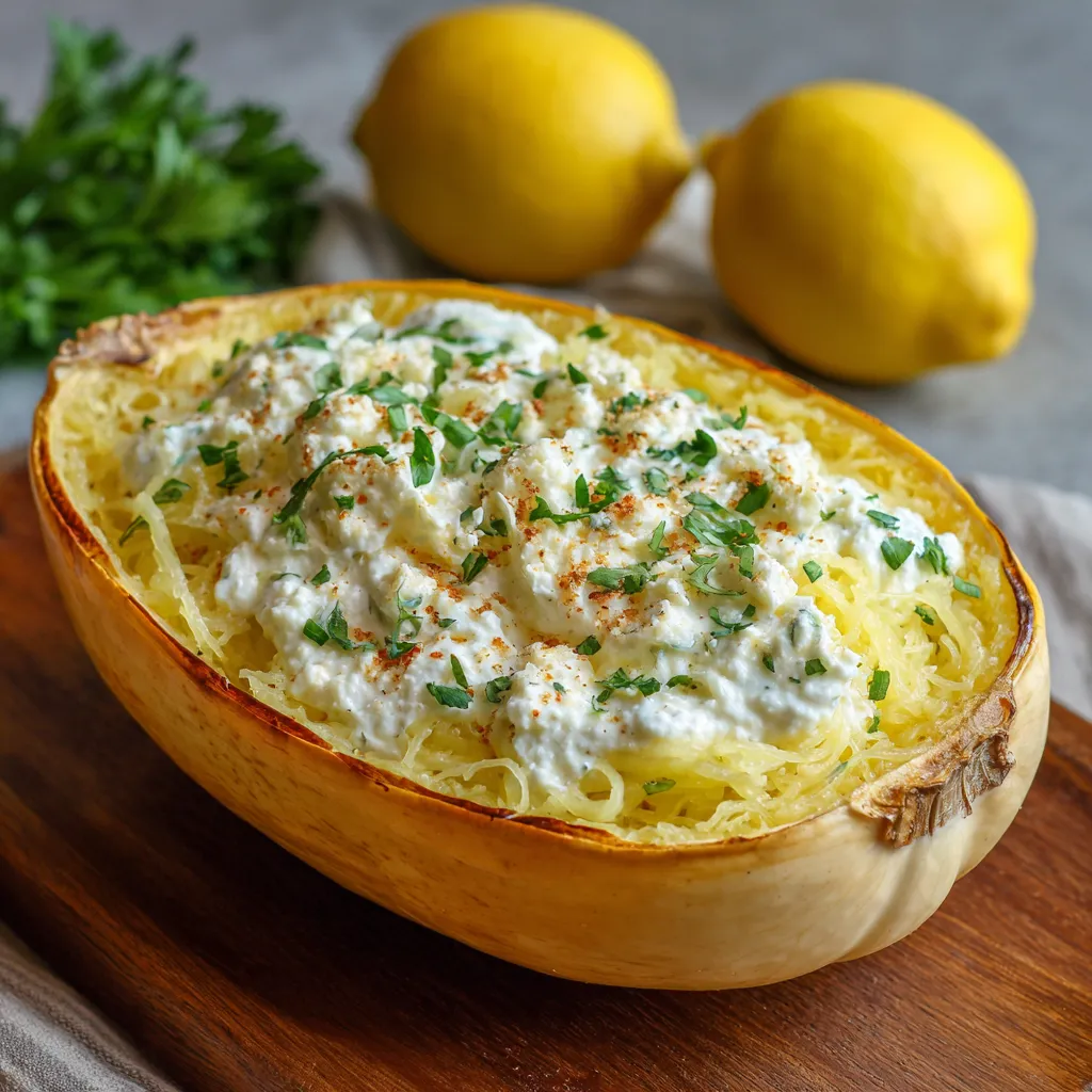Spaghetti Squash Boursin Recipe for Keto