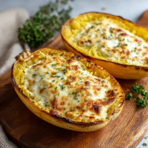 Spaghetti Squash Boursin Recipe for Keto