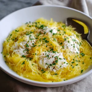 Spaghetti Squash Boursin Recipe for Keto